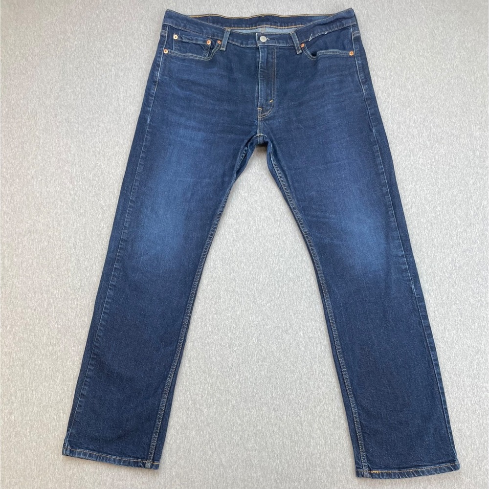 Levis 513 Jeans Mens 36 x 32 Cotton Blend Stretch Slim Straight